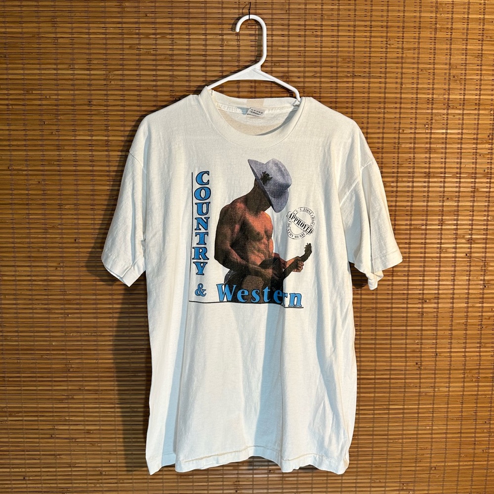Vintage ‘Country and Western’ Short Sleeve T-Shirt - Picture 1 of 3